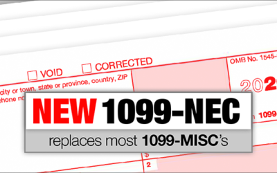 IRS Introduces Form 1099-NEC to Replace 1099-MISC TAC Requests all W9’s be Submitted by Friday, 1/15